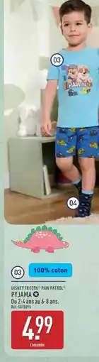 ALDI Disney - pijama o lights offre