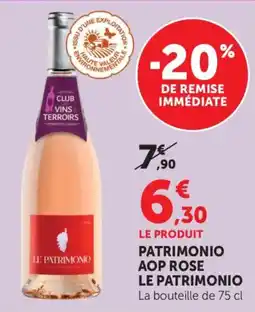 Maximarché Patrimonio aop rose le patrimonio offre