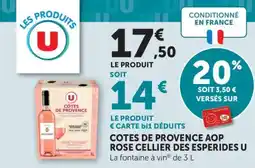 Maximarché Cotes de provence aop rose cellier des esperides u offre