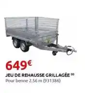 Rural Master Jeu de rehausse grillagée offre