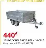 Rural Master Jeu de double ridelles h. 30 cm offre
