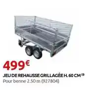 Rural Master Jeu de rehausse grillagée h. 60 cm offre