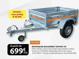 Rural Master Remorques bagagères 150 offre