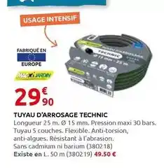 Rural Master Technic - tuyau d'arrosage offre