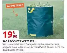 Rural Master Sac à déchets verts 270 l offre