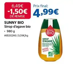 Costco Sunny - sirop d'agave bio offre