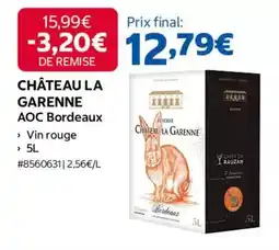 Costco Aoc - château la garenne bordeaux offre