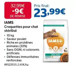Costco Croquettes pour chat stérilisé offre