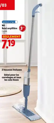 Lidl W5 Balai serpillière offre