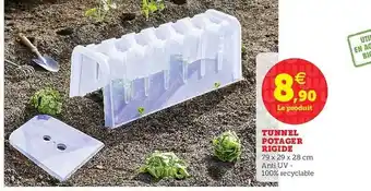 Hyper U Tunnel Potager Rigide offre