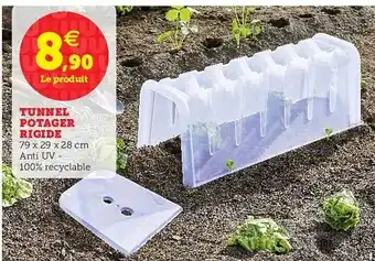 Super U Tunnel Potager Rigide offre
