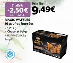 Costco MAGIC WAFFLES 16 gaufres fourrées offre