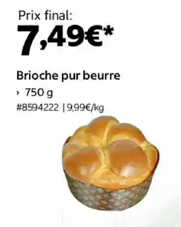 Costco Brioche pur beurre offre