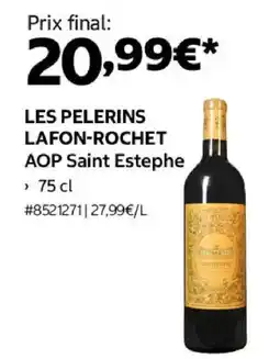 Costco LES PELERINS LAFON-ROCHET AOP Saint Estephe offre