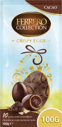 Auchan Ferrero petits oeufs croustillants en chocolat ferrero collection offre
