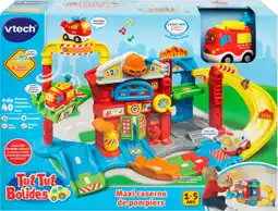 Auchan Vtech maxi caserne de pompier tut tut bolides offre