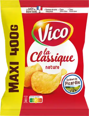 Auchan Vico chips la classique nature vico offre