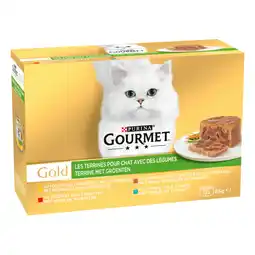 Auchan Purina terrine pour chat gourmet gold offre