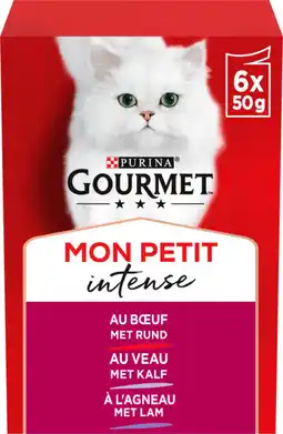 Auchan Purina pâtée pour chat gourmet mon petit intense offre
