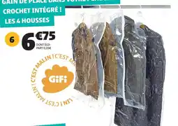 Gifi 4 housses vide air offre