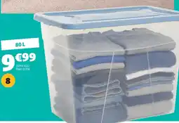 Gifi Box à roulette 80 l offre