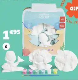 Gifi Gifi lot de 3 figurines à peindre offre