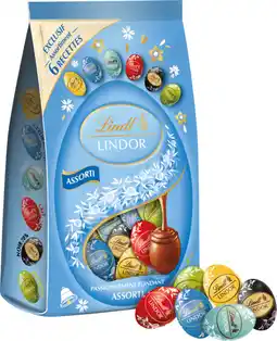 Auchan Supermarché Lindt assortiment oeufs lindor offre