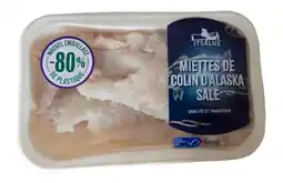Auchan Supermarché Sans marque miettes de colin d'alaska salé offre