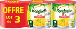 Auchan Supermarché Bonduelle maïs jeune grains bonduelle offre