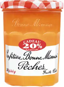 Auchan Supermarché Bonne maman confiture pêches bonne maman offre