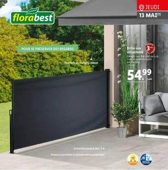 Lidl Brise-vue Rétractable offre