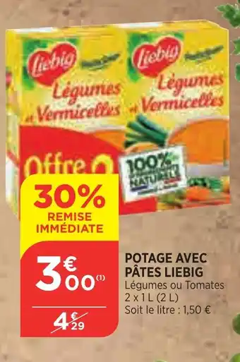 Bi1 Potage Avec Pates Liebig offre