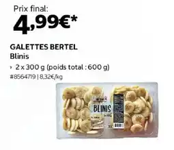 Costco GALETTES BERTEL Blinis offre