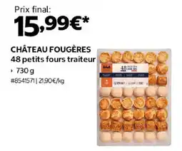 Costco CHÂTEAU FOUGÈRES 48 petits fours traiteur offre
