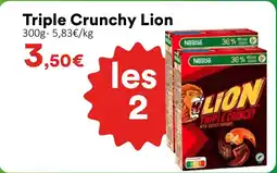 Hmarket NESTLE Triple Crunchy Lion offre