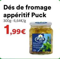 Hmarket PUCK Dés de fromage appéritif offre