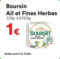 Hmarket BOURSIN Ail et Fines Herbes offre