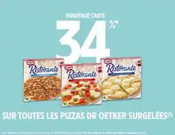 Intermarché Sur toutes les pizzas dr oetker surgelées offre