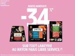 Intermarché Sur tout labeyrie rayon frais libre service offre