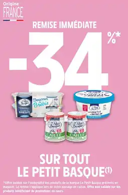 Intermarché Sur tout le petit basque offre