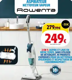 Darty ROWENTA Aspirateur nettoyeur vapeur offre