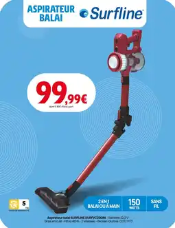 Darty SURFLINE Aspirateur balai offre