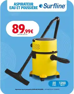 Darty SURFLINE Aspirateur eau et poussière offre
