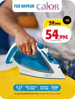 Darty CALOR Fer vapeur offre