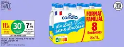 Intermarché Le lait sans lactose à 1% de mg stérilisé uht ff candia offre