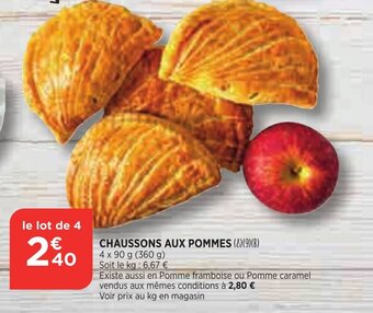 Bi1 Chaussons Aux Pommes offre