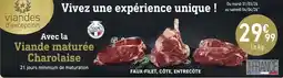 Grand Frais Viande maturee charolaise offre
