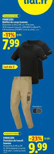 Lidl Parkside - panettone de terra offre