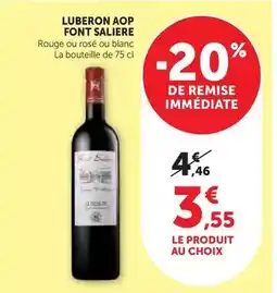 U Express Font saliere - luberon aop offre