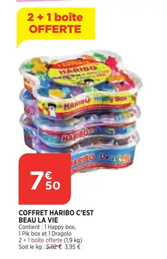 Bi1 Coffret Haribo C'Est Beau La Vie offre